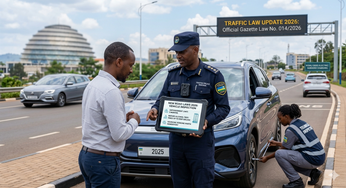 New Road Laws 2026: What Every Rwandan Driver Needs to Know This Week